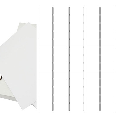 65 Per Sheet (38x21mm)